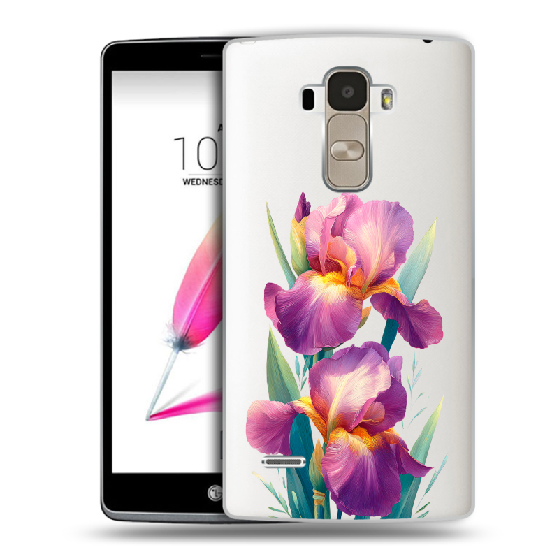 Пластиковый чехол на LG G4 Stylus с принтом Цветы орхидеи Пластиковый чехол на LG G4 Stylus с принтом Цветы орхидеи