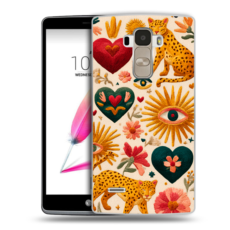 Силиконовый чехол на LG G4 Stylus с принтом Модный принт Силиконовый чехол на LG G4 Stylus с принтом Модный принт
