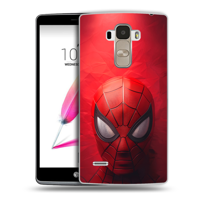 Пластиковый чехол на LG G4 Stylus с принтом Spiderman Человек паук Пластиковый чехол на LG G4 Stylus с принтом Spiderman Человек паук