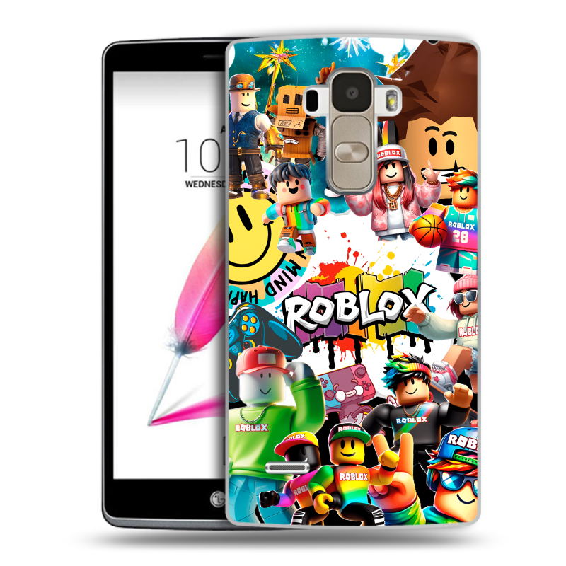 Силиконовый чехол на LG G4 Stylus с принтом Roblox Роблокс Силиконовый чехол на LG G4 Stylus с принтом Roblox Роблокс