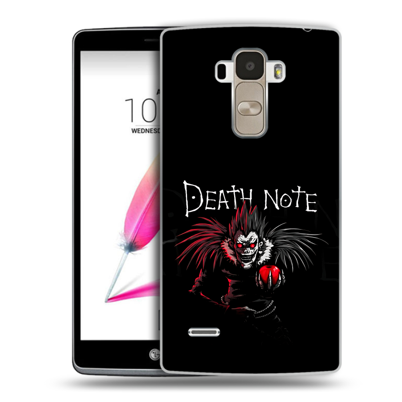 Пластиковый чехол на LG G4 Stylus с принтом Death note Тетрадь смерти Пластиковый чехол на LG G4 Stylus с принтом Death note Тетрадь смерти