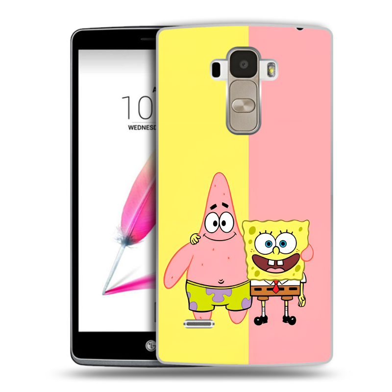 Пластиковый чехол на LG G4 Stylus с принтом Спанч боб Спанчбоб Пластиковый чехол на LG G4 Stylus с принтом Спанч боб Спанчбоб