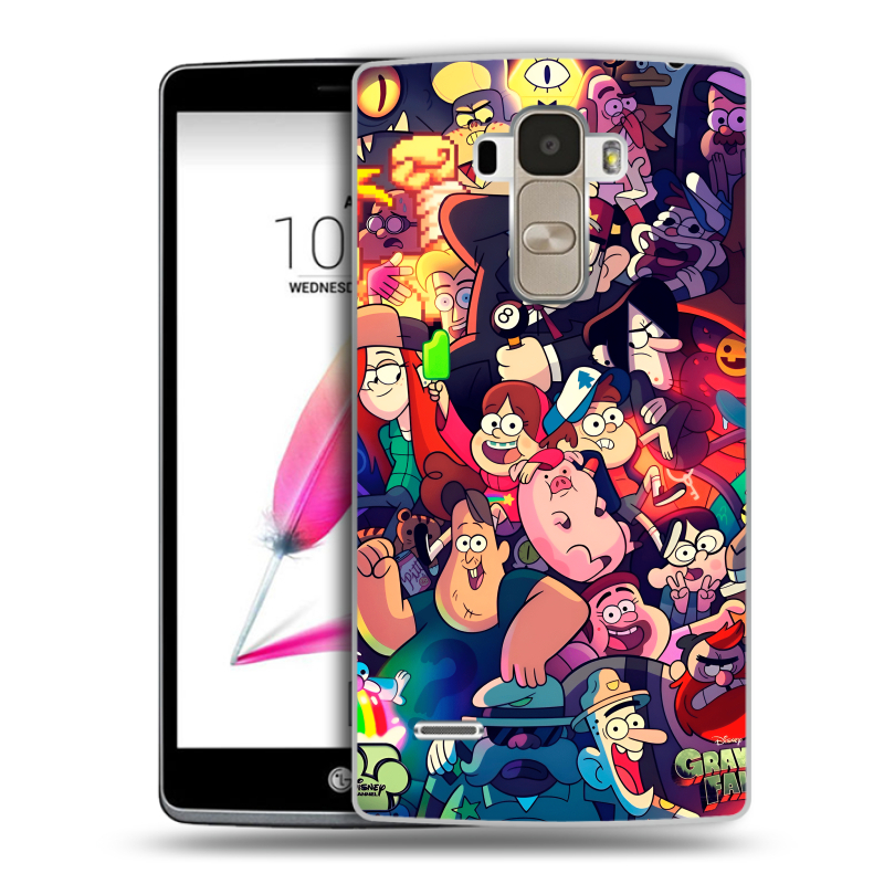 Силиконовый чехол на LG G4 Stylus с принтом Gravity Falls Гравити Фолз Силиконовый чехол на LG G4 Stylus с принтом Gravity Falls Гравити Фолз