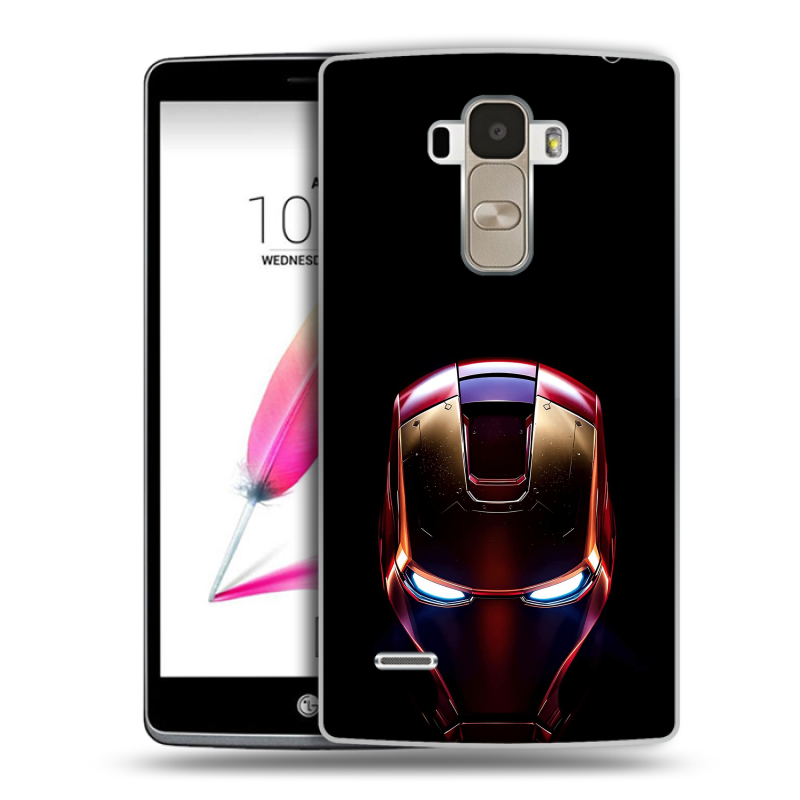 Пластиковый чехол на LG G4 Stylus с принтом IronMan Железный человек Пластиковый чехол на LG G4 Stylus с принтом IronMan Железный человек