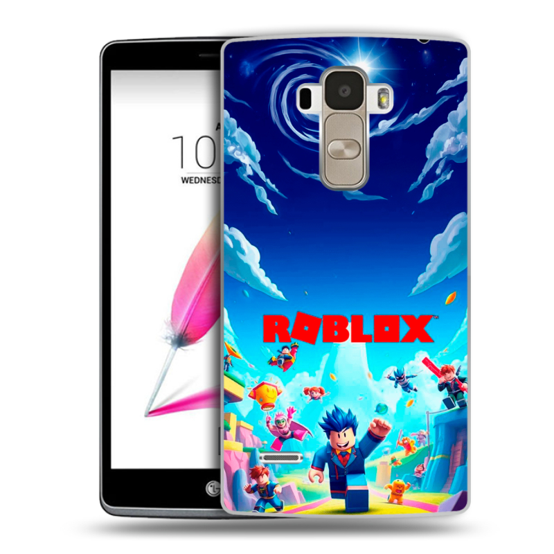 Силиконовый чехол на LG G4 Stylus с принтом Roblox Роблокс Силиконовый чехол на LG G4 Stylus с принтом Roblox Роблокс