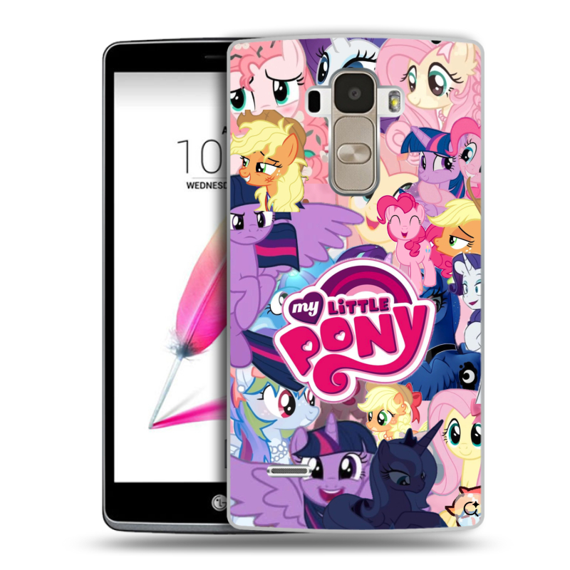 Пластиковый чехол на LG G4 Stylus с принтом My little pony Дружба чудо Пластиковый чехол на LG G4 Stylus с принтом My little pony Дружба чудо