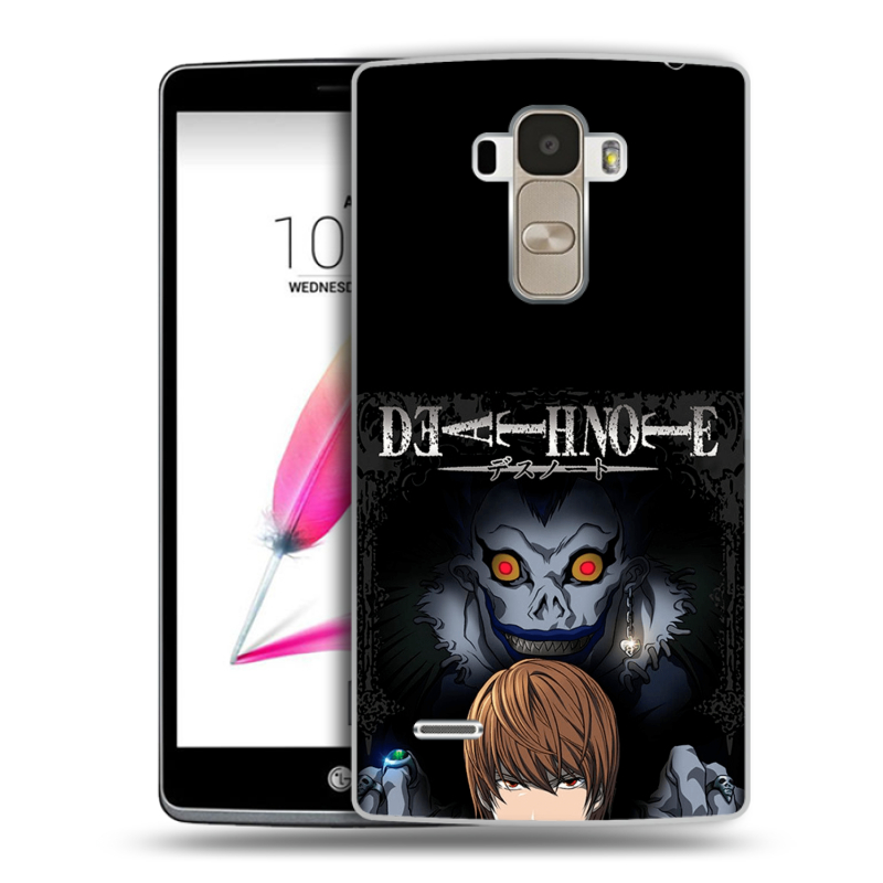 Пластиковый чехол на LG G4 Stylus с принтом Death note Тетрадь смерти Пластиковый чехол на LG G4 Stylus с принтом Death note Тетрадь смерти