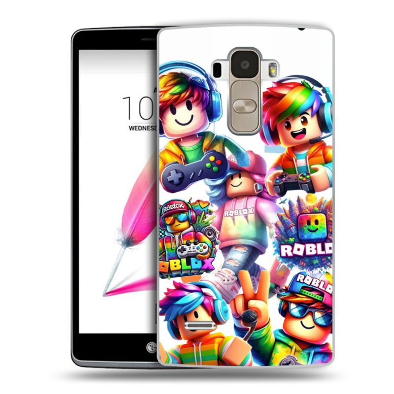 Силиконовый чехол на LG G4 Stylus с принтом Roblox Роблокс Силиконовый чехол на LG G4 Stylus с принтом Roblox Роблокс