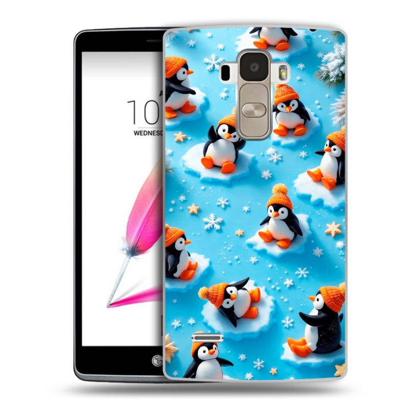 Пластиковый чехол на LG G4 Stylus с принтом Новый год Пластиковый чехол на LG G4 Stylus с принтом Новый год