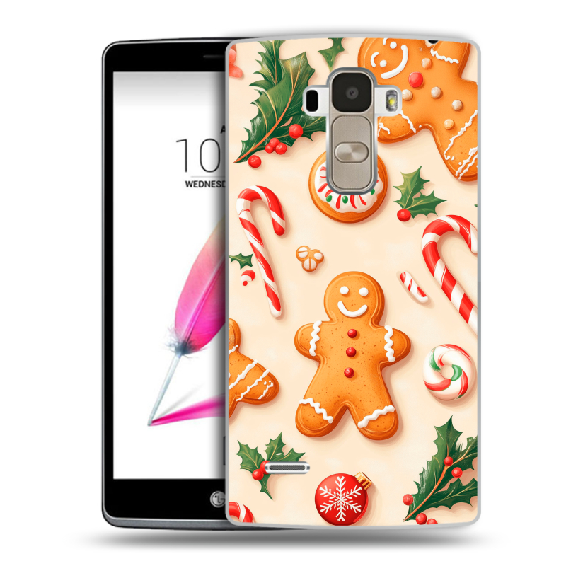Силиконовый чехол на LG G4 Stylus с принтом Новый год Силиконовый чехол на LG G4 Stylus с принтом Новый год