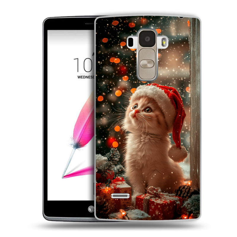 Пластиковый чехол на LG G4 Stylus с принтом Новый год Пластиковый чехол на LG G4 Stylus с принтом Новый год