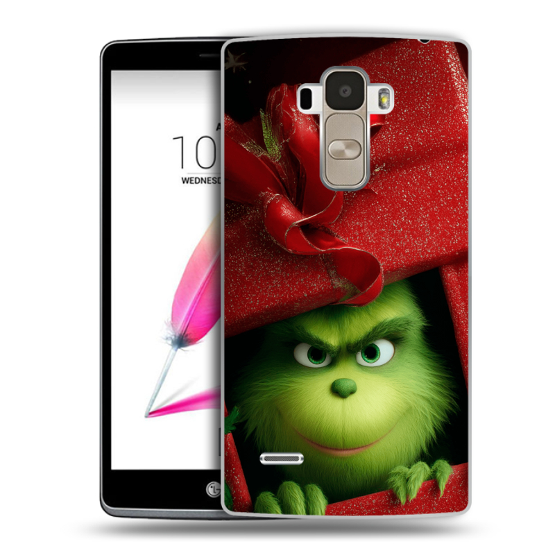Пластиковый чехол на LG G4 Stylus с принтом Новый год Пластиковый чехол на LG G4 Stylus с принтом Новый год