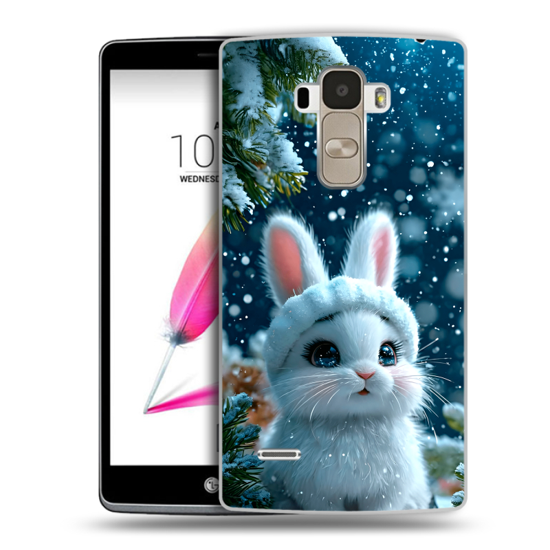 Силиконовый чехол на LG G4 Stylus с принтом Новый год Силиконовый чехол на LG G4 Stylus с принтом Новый год