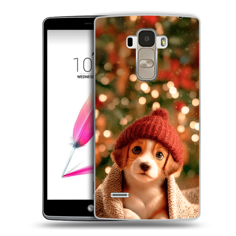 Силиконовый чехол на LG G4 Stylus с принтом Новый год Силиконовый чехол на LG G4 Stylus с принтом Новый год