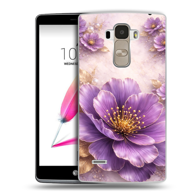 Силиконовый чехол на LG G4 Stylus с принтом женский Силиконовый чехол на LG G4 Stylus с принтом женский