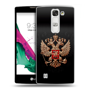 Силиконовый чехол на LG G4c с принтом Герб России Силиконовый чехол на LG G4c с принтом Герб России