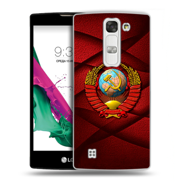Силиконовый чехол на LG G4c с принтом Герб СССР Силиконовый чехол на LG G4c с принтом Герб СССР