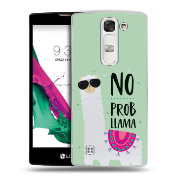 Силиконовый чехол на LG G4c с принтом Лама Силиконовый чехол на LG G4c с принтом Лама