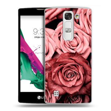 Силиконовый чехол на LG G4c с принтом Цветы розы Силиконовый чехол на LG G4c с принтом Цветы розы