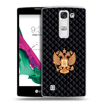 Силиконовый чехол на LG G4c с принтом Герб России принт Силиконовый чехол на LG G4c с принтом Герб России принт