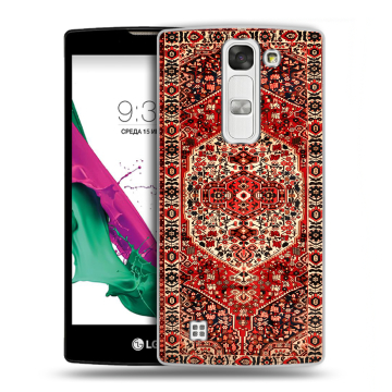 Силиконовый чехол на LG G4c с принтом Ковер