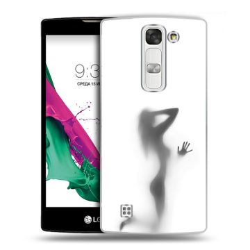 Силиконовый чехол на LG G4c с принтом Силуэт