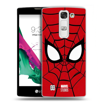 Силиконовый чехол на LG G4c с принтом человек паук spiderman Силиконовый чехол на LG G4c с принтом человек паук spiderman
