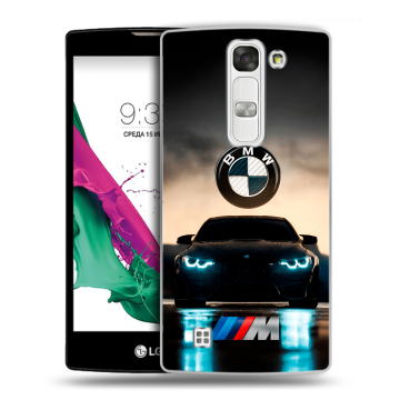 Силиконовый чехол на LG G4c с принтом БМВ BMW Силиконовый чехол на LG G4c с принтом БМВ BMW