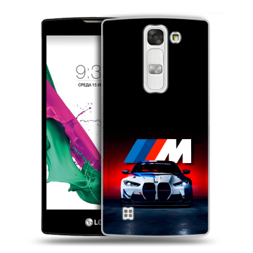 Силиконовый чехол на LG G4c с принтом БМВ BMW Силиконовый чехол на LG G4c с принтом БМВ BMW