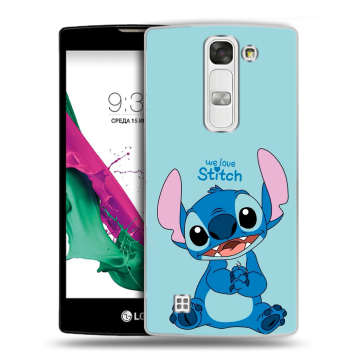 Силиконовый чехол на LG G4c с принтом Лило и Стич