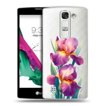 Силиконовый чехол на LG G4c с принтом Цветы орхидеи Силиконовый чехол на LG G4c с принтом Цветы орхидеи