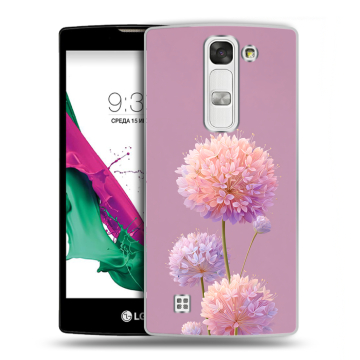 Силиконовый чехол на LG G4c с принтом Цветы Силиконовый чехол на LG G4c с принтом Цветы
