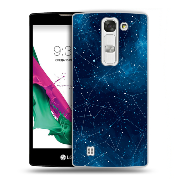 Силиконовый чехол на LG G4c с принтом Космос звезды Силиконовый чехол на LG G4c с принтом Космос звезды