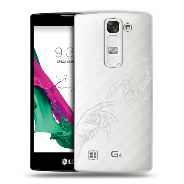 Силиконовый чехол на LG G4c с принтом Сотворение мира Силиконовый чехол на LG G4c с принтом Сотворение мира