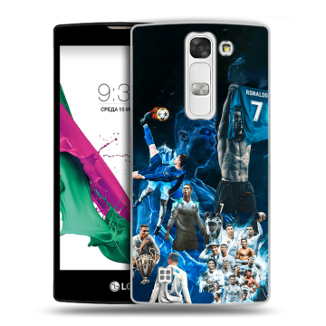 Силиконовый чехол на LG G4c с принтом Реал Роналдо Силиконовый чехол на LG G4c с принтом Реал Роналдо