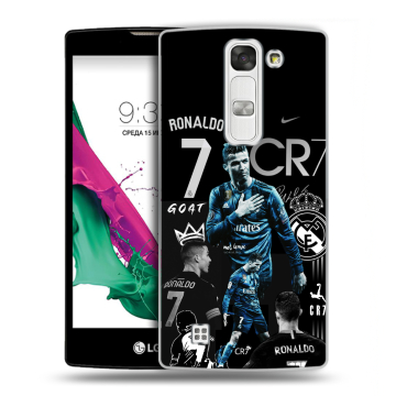 Силиконовый чехол на LG G4c с принтом Реал Роналдо