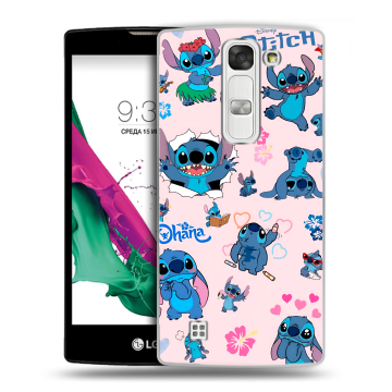 Силиконовый чехол на LG G4c с принтом Лило и Стич Силиконовый чехол на LG G4c с принтом Лило и Стич