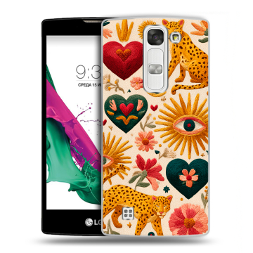 Силиконовый чехол на LG G4c с принтом Модный принт Силиконовый чехол на LG G4c с принтом Модный принт