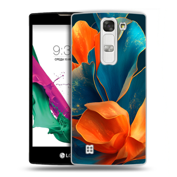 Силиконовый чехол на LG G4c с принтом Цветы Силиконовый чехол на LG G4c с принтом Цветы