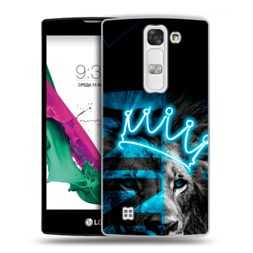 Силиконовый чехол на LG G4c с принтом Король лев Силиконовый чехол на LG G4c с принтом Король лев
