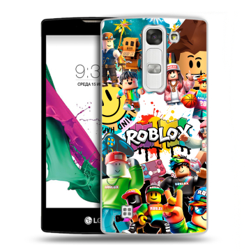 Силиконовый чехол на LG G4c с принтом Roblox Роблокс Силиконовый чехол на LG G4c с принтом Roblox Роблокс