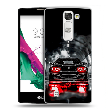 Силиконовый чехол на LG G4c с принтом BMW БМВ Силиконовый чехол на LG G4c с принтом BMW БМВ