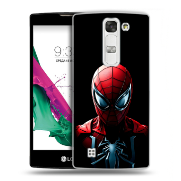 Силиконовый чехол на LG G4c с принтом Spiderman Человек паук