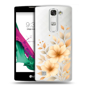 Силиконовый чехол на LG G4c с принтом для девушки Силиконовый чехол на LG G4c с принтом для девушки