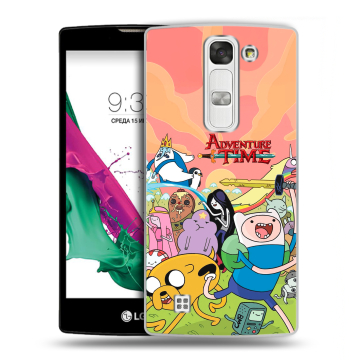 Силиконовый чехол на LG G4c с принтом Adventure time Время приключений Силиконовый чехол на LG G4c с принтом Adventure time Время приключений