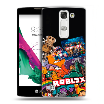 Силиконовый чехол на LG G4c с принтом Roblox Роблокс Силиконовый чехол на LG G4c с принтом Roblox Роблокс