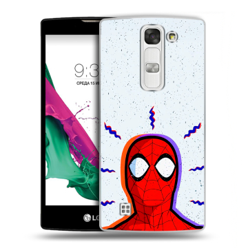 Силиконовый чехол на LG G4c с принтом Spiderman Человек паук Силиконовый чехол на LG G4c с принтом Spiderman Человек паук