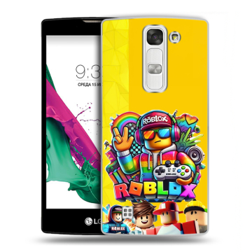 Силиконовый чехол на LG G4c с принтом Roblox Роблокс Силиконовый чехол на LG G4c с принтом Roblox Роблокс
