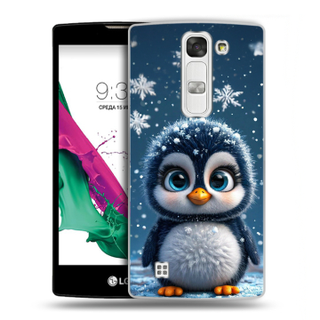 Силиконовый чехол на LG G4c с принтом Новый год