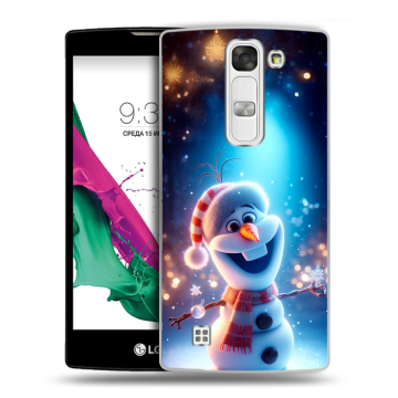 Силиконовый чехол на LG G4c с принтом Новый год